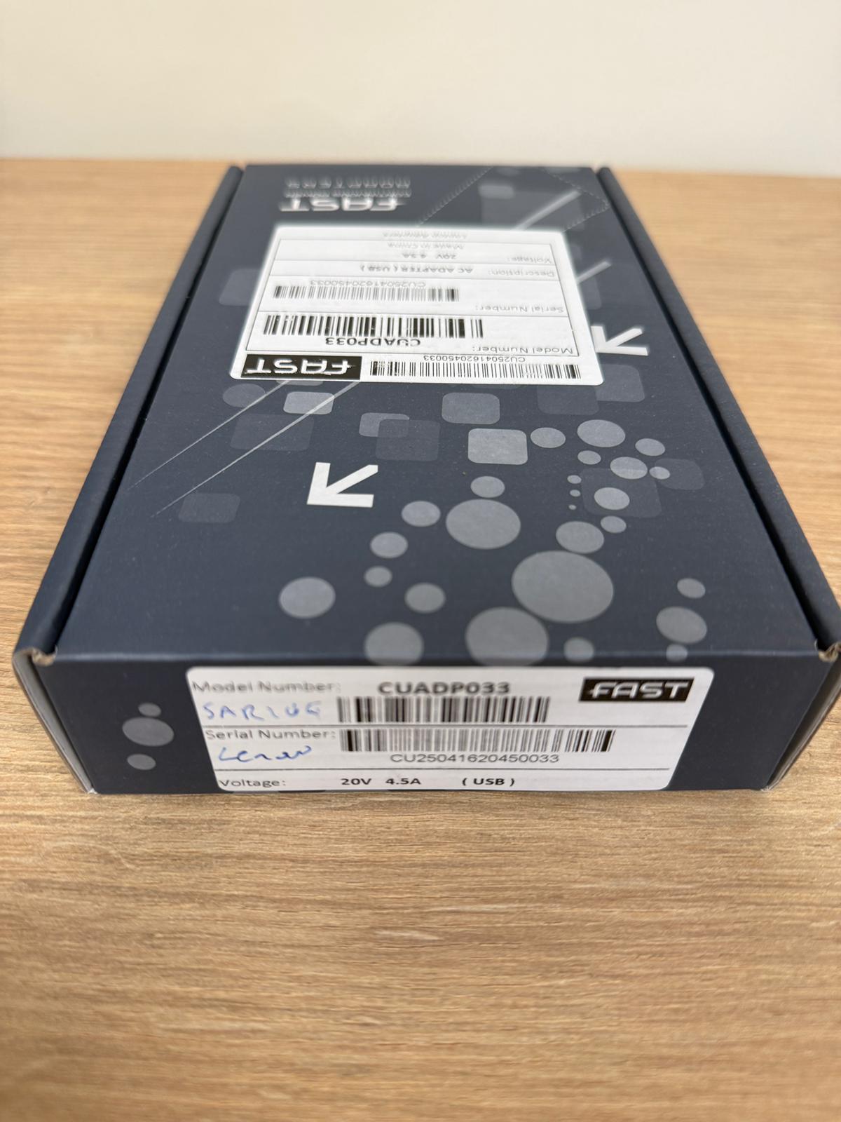 Lenovo Laptop Notebook Adaptör 20V 4,5A - Sarı Uç